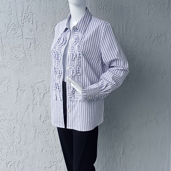 Mario Serrani (ITALY) Ladies Black Jacquard Comfort Stretch Pant - Picture 10 of 17